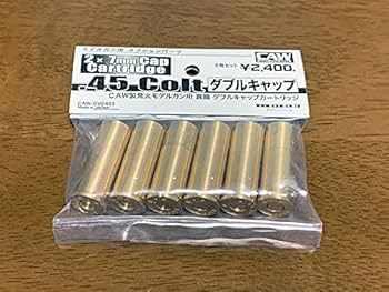 S&W 真鍮？金メッキ？モデルガン発火タイプカートリッジ6個付き S&W 真鍮？金メッキ？モデルガン発火タイプカートリッジ6個付き